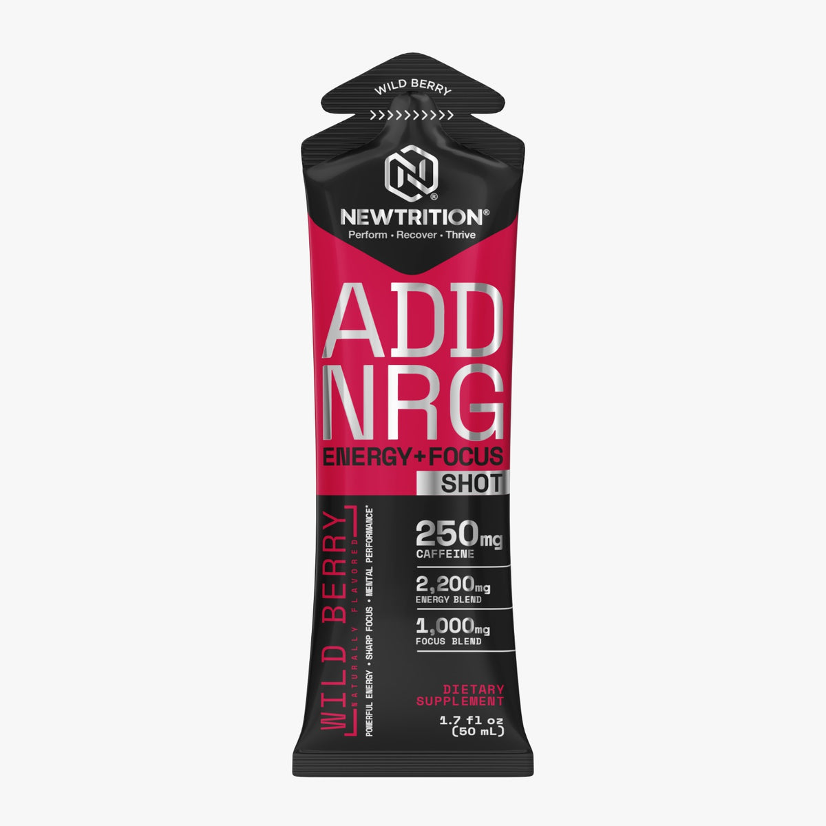 NewTrition ADD NRG Extra Strength Caffeine – Wild Berry