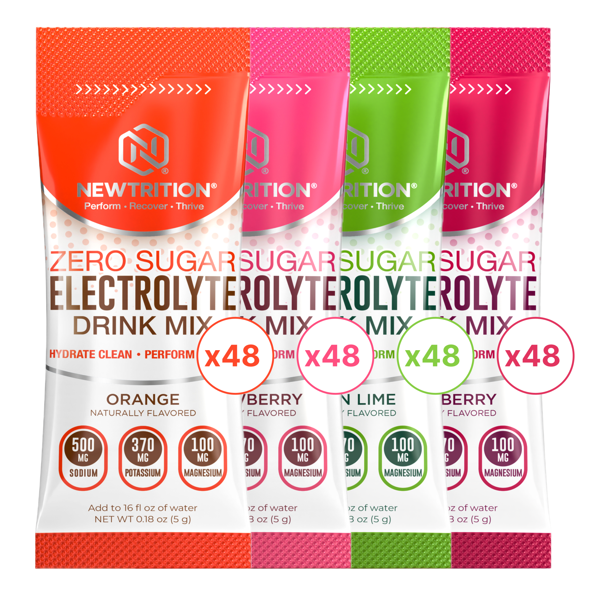 NewTrition® Zero Sugar Hydration Powder Mega Pack