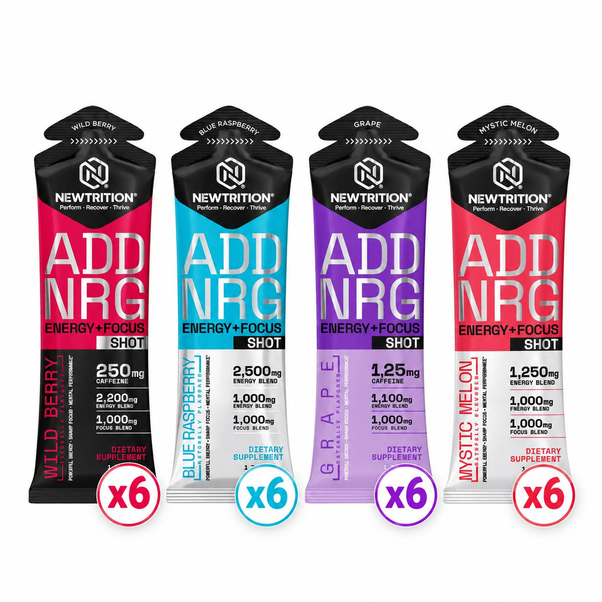 NewTrition ADD NRG 24 Pouch Sampler